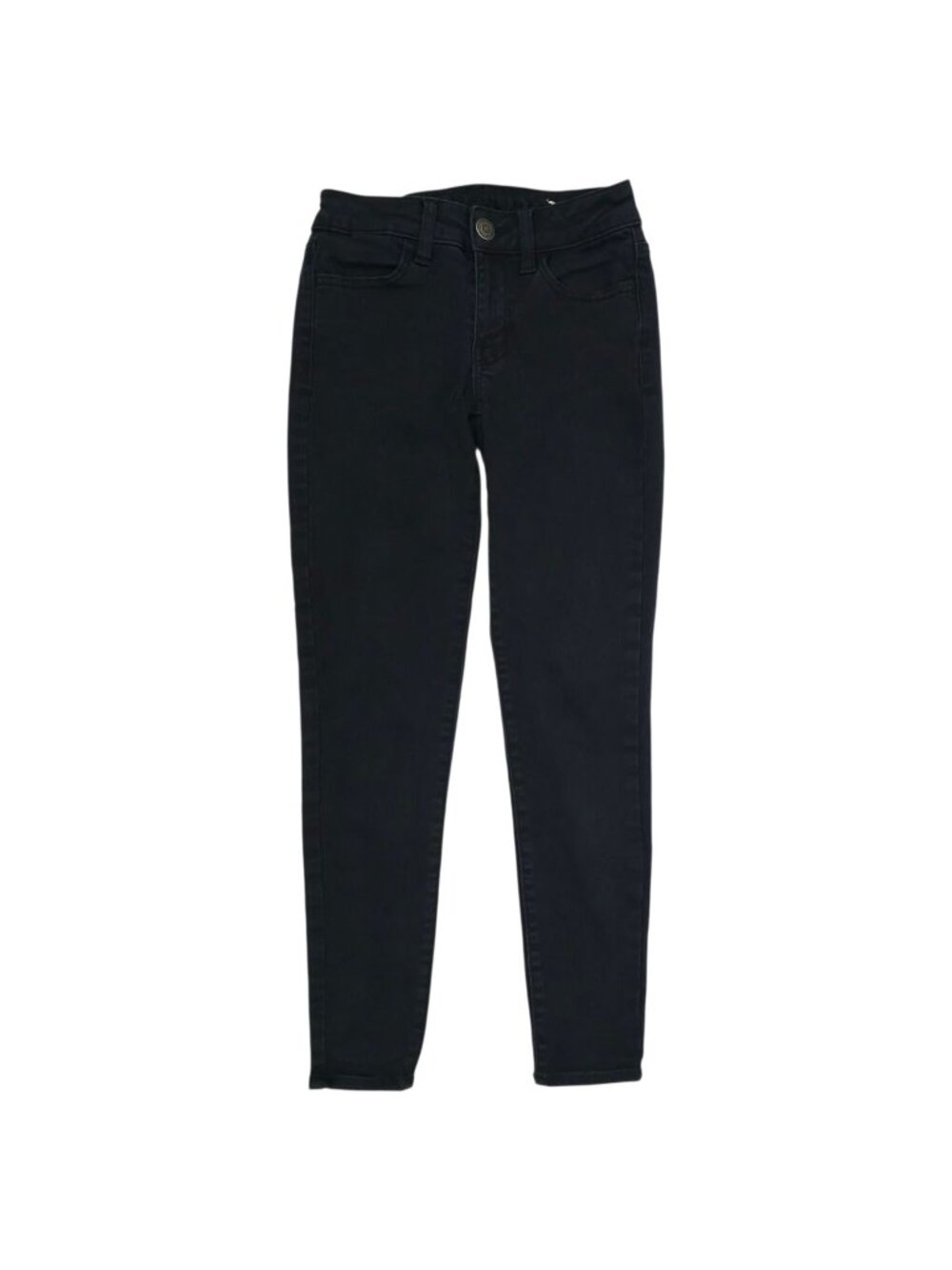 American Eagle Next Level Stretch Jegging Jeans 00 Short Y2K Indie Denim Black